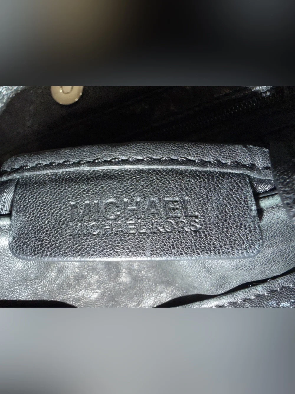 Michael Kors Bedford Black Leather Hobo Shoulder Bag